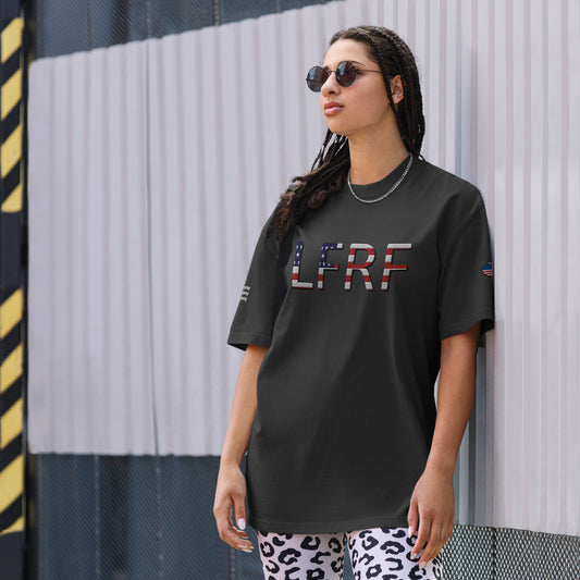 Oversized faded LFRF T